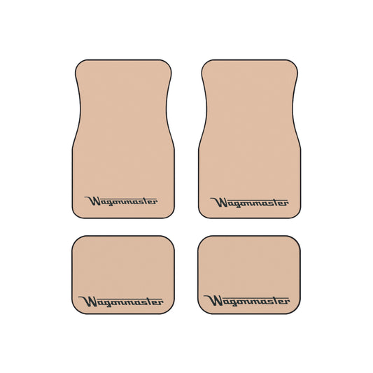 Wagonmaster Custom Fit Floor Mats - Desert Sand with Black Logo
