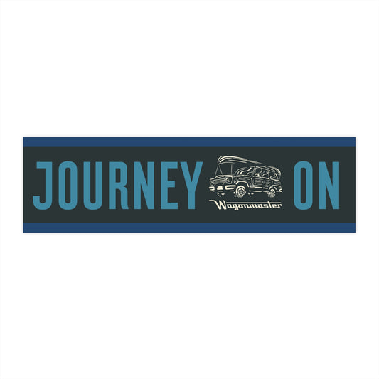 Bumper Sticker — “Journey On” - Blue