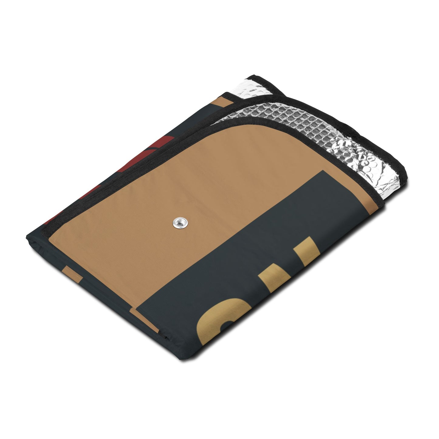 Journey On Car Sun Shade — Retro Roadtrip Windjammer Design