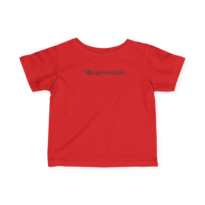 'Wagonmaster' Minimal Logo Baby Shirt - Black Lettering