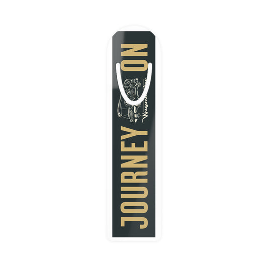 Journey On Bookmark — Metal Page Marker - Camel