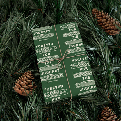 For the Journey Wrapping Paper — Hunter Green