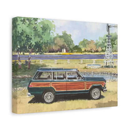 Vintage Car Canvas Art Print