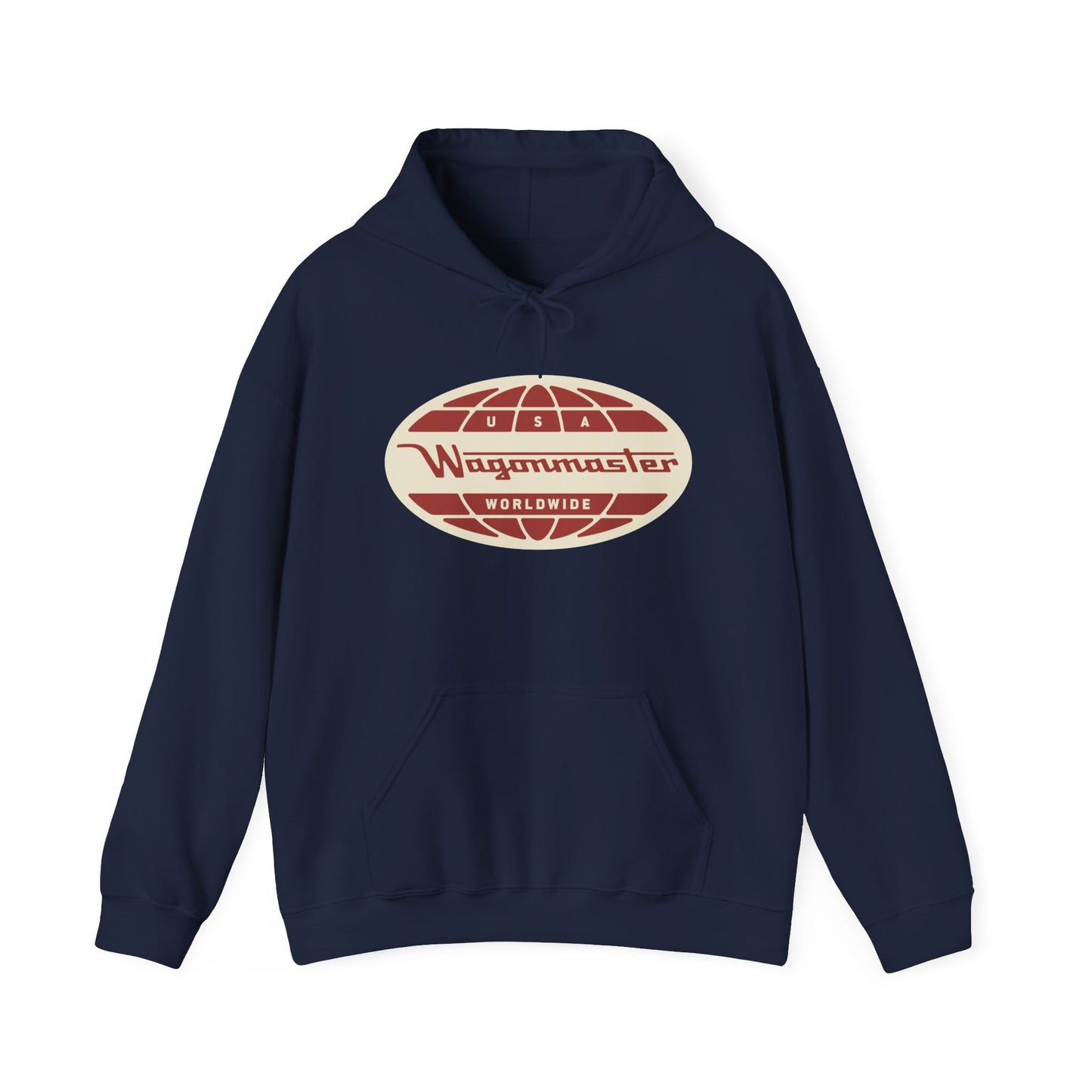 Wagonmaster Hoodie – Vintage Globe 'Wagonmaster Worldwide' Logo