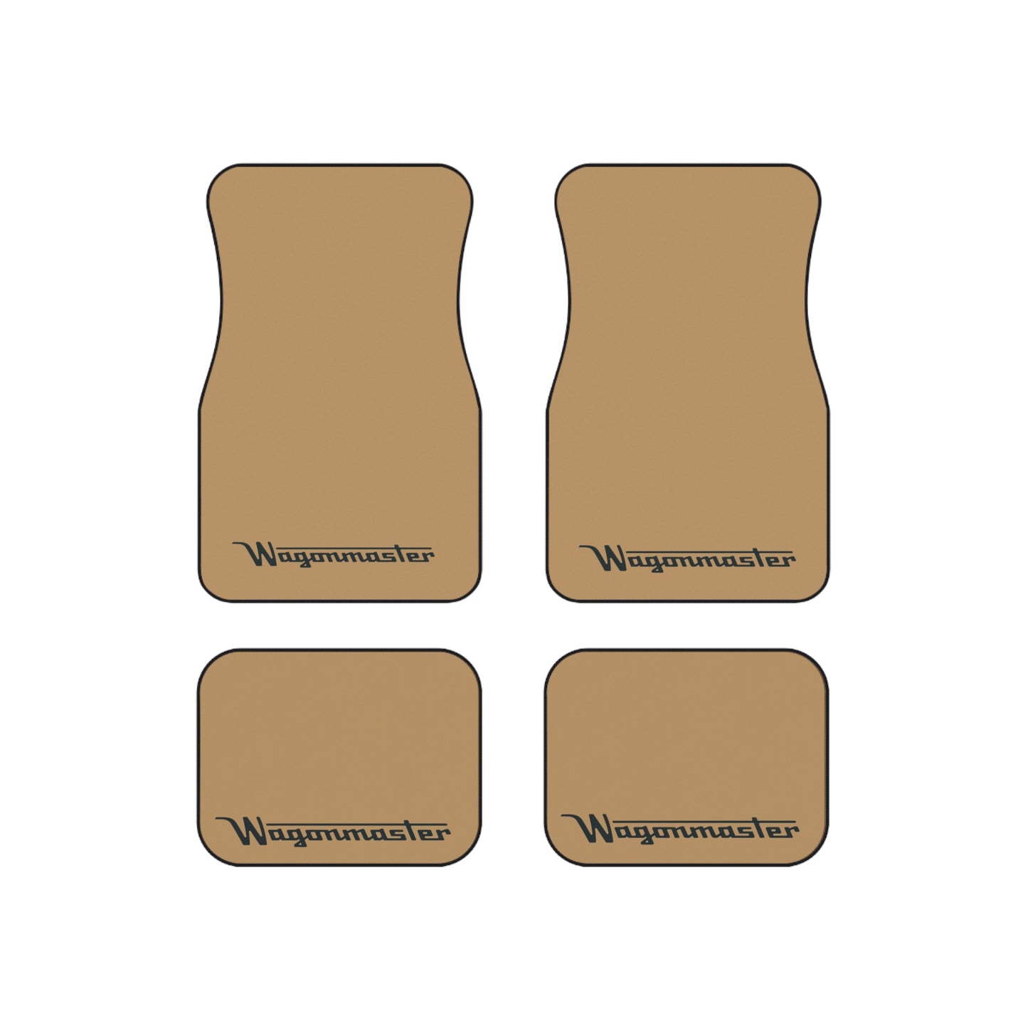 Wagonmaster Custom Fit Floor Mats - Camel with Black Logo