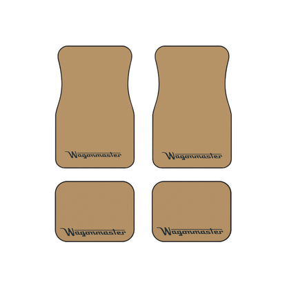 Wagonmaster Custom Fit Floor Mats - Camel with Black Logo