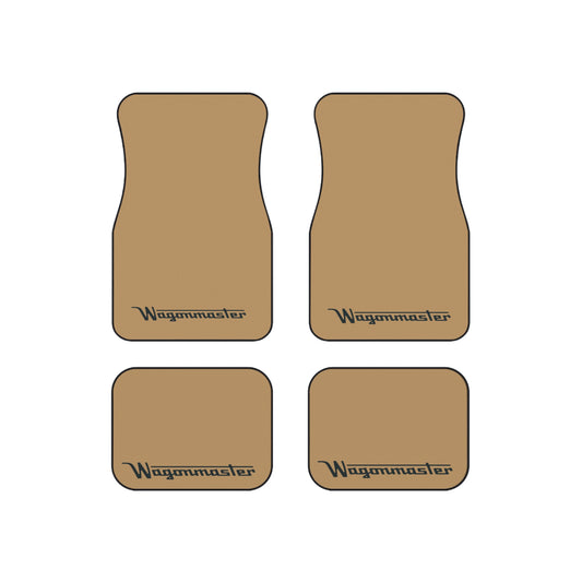 Wagonmaster Custom Fit Floor Mats - Camel with Black Logo