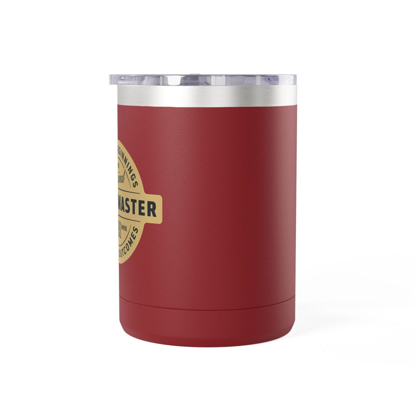 15oz Insulated Coffee Tumbler Mug — "Master" Vintage Seal Design