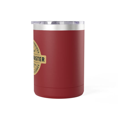 15oz Insulated Coffee Tumbler Mug — "Master" Vintage Seal Design