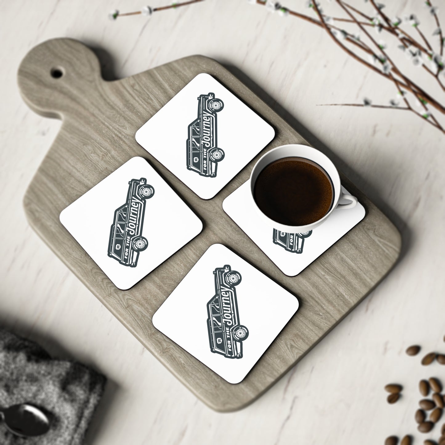 For the Journey Drink Coasters (Set of 4)