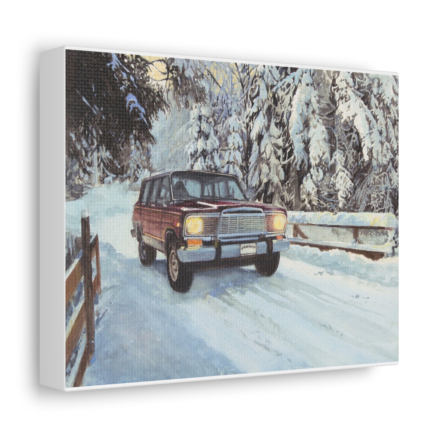 Winter Wonderland Stretched Canvas Art