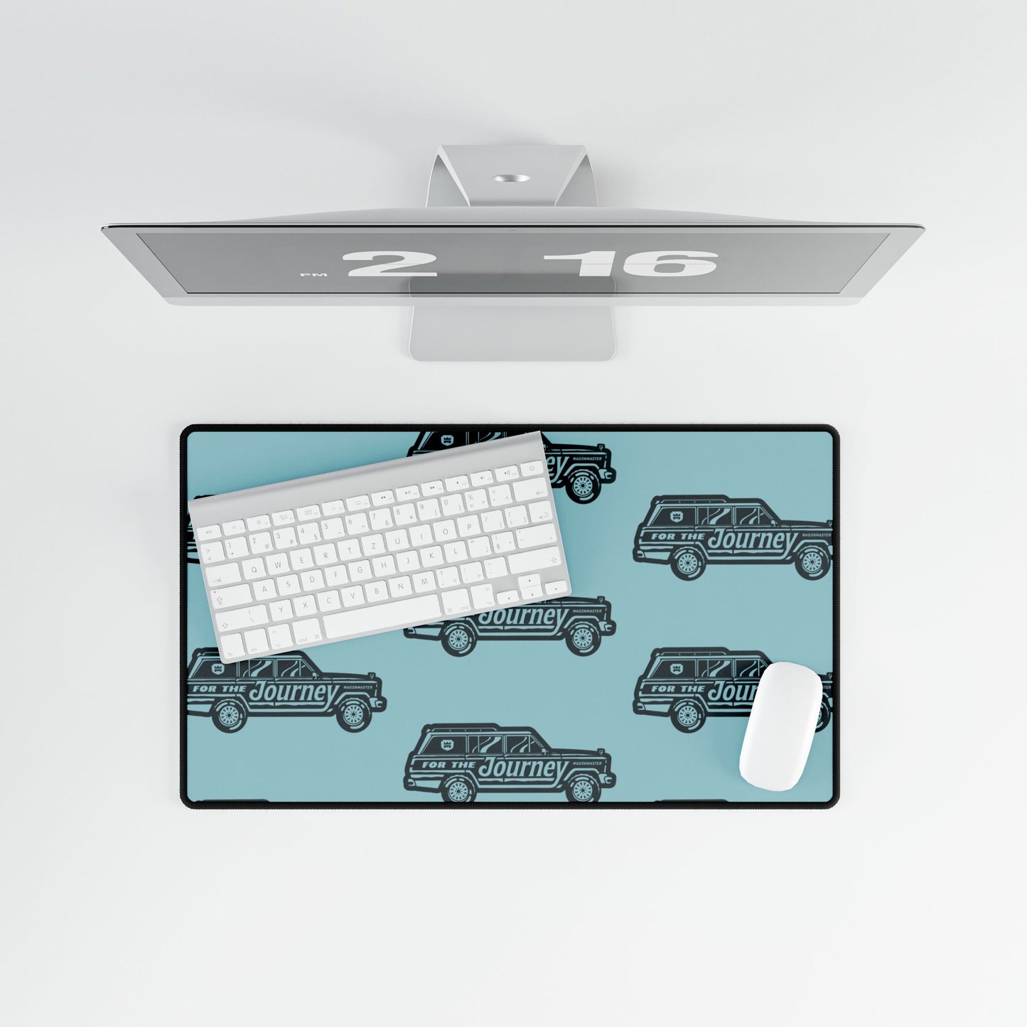 For the Journey Desk Mat — Spinnaker Blue