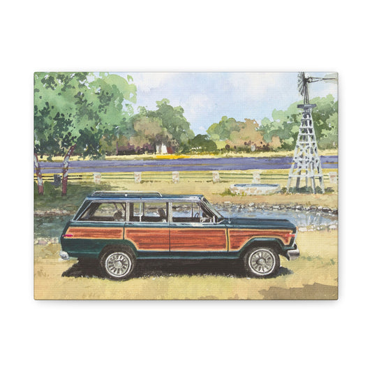 Vintage Car Canvas Art Print