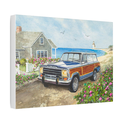 Nantucket Wagoneer Stretched Canvas Art