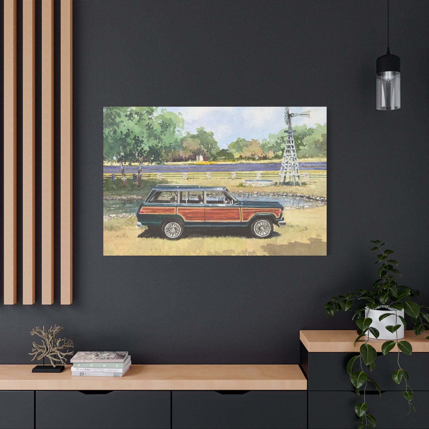 Vintage Car Canvas Art Print