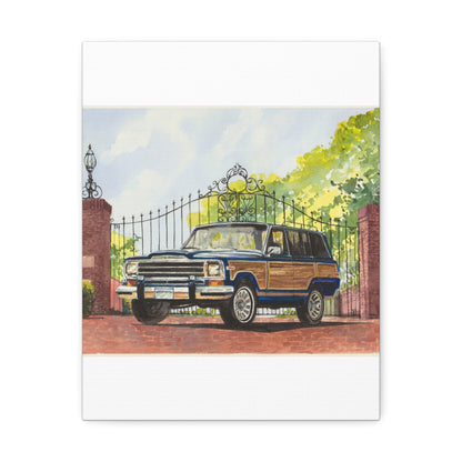 Wagoneer At the Gates Stretched Canvas Art