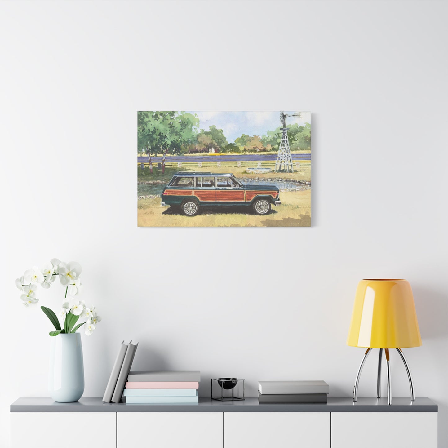 Vintage Car Canvas Art Print