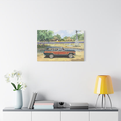 Vintage Car Canvas Art Print