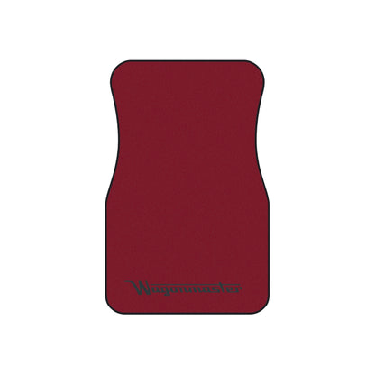 Wagonmaster Custom Fit Floor Mats - Burgundy w/ Black Logo