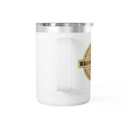 15oz Insulated Coffee Tumbler Mug — "Master" Vintage Seal Design