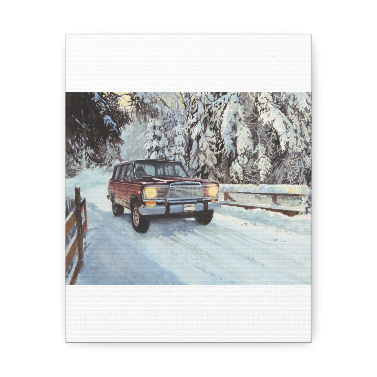 Winter Wonderland Stretched Canvas Art