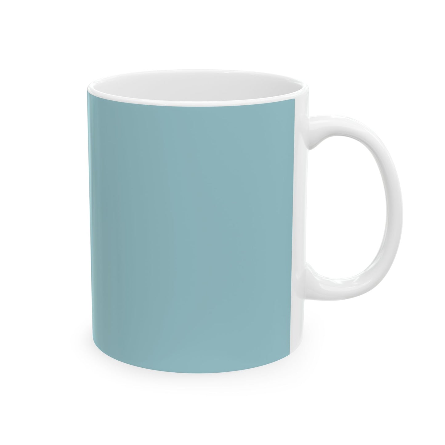 Ceramic Mug — Retro Coffee Cup (11oz/15oz) - Spinnaker Blue