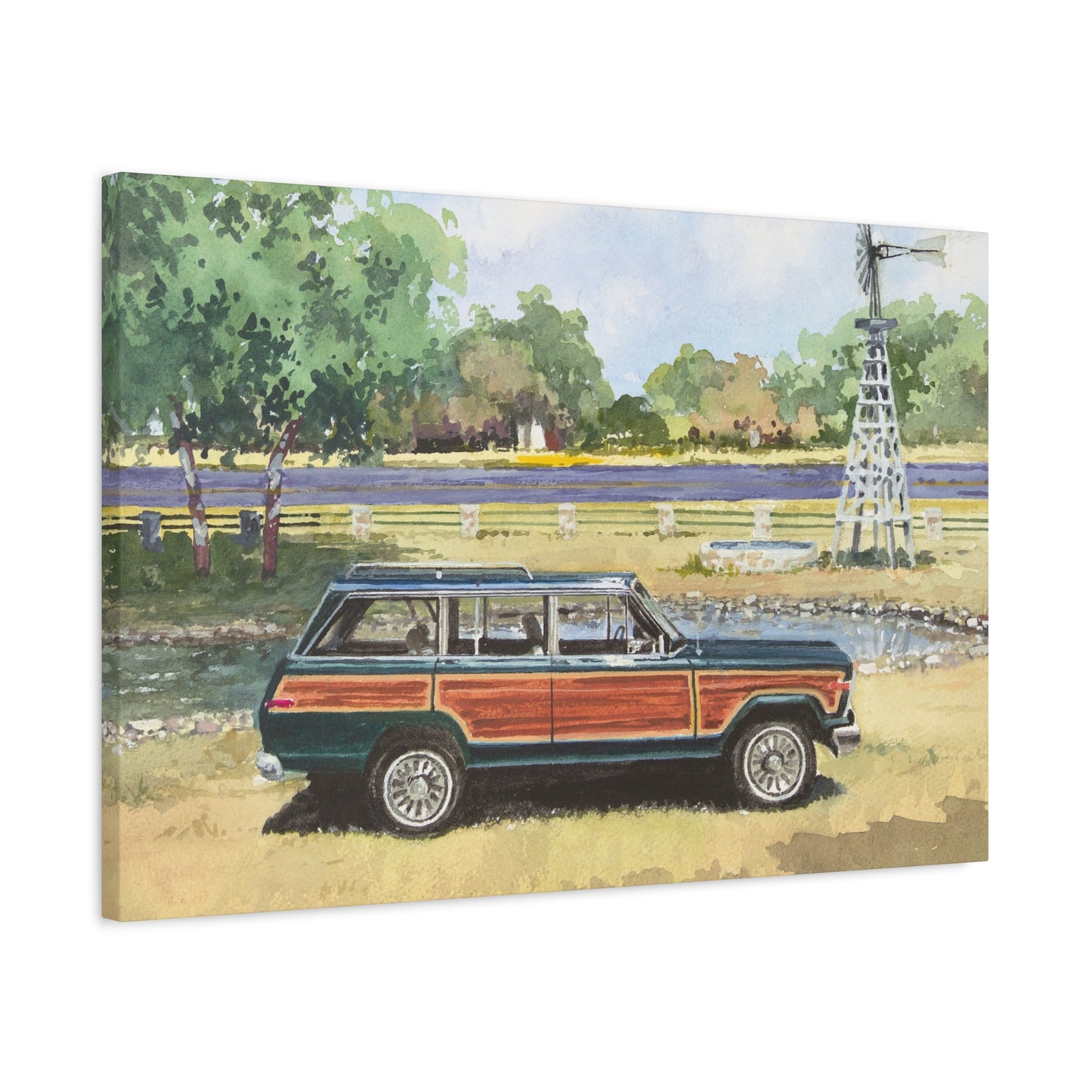 Vintage Car Canvas Art Print