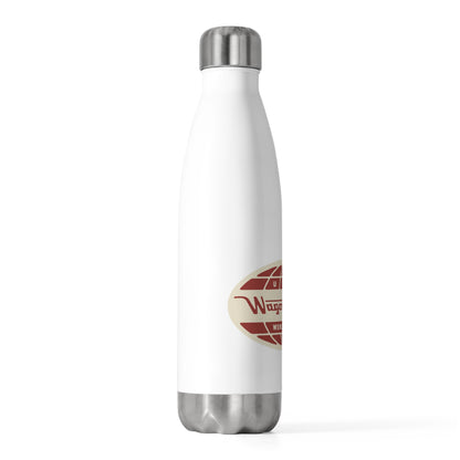 Insulated Bottle — Retro "USA Worldwide" Globe Design, 20oz