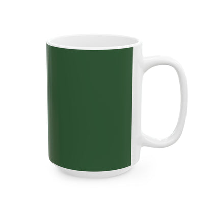 Ceramic Mug — Retro Coffee Cup (11oz/15oz) - Hunter Green
