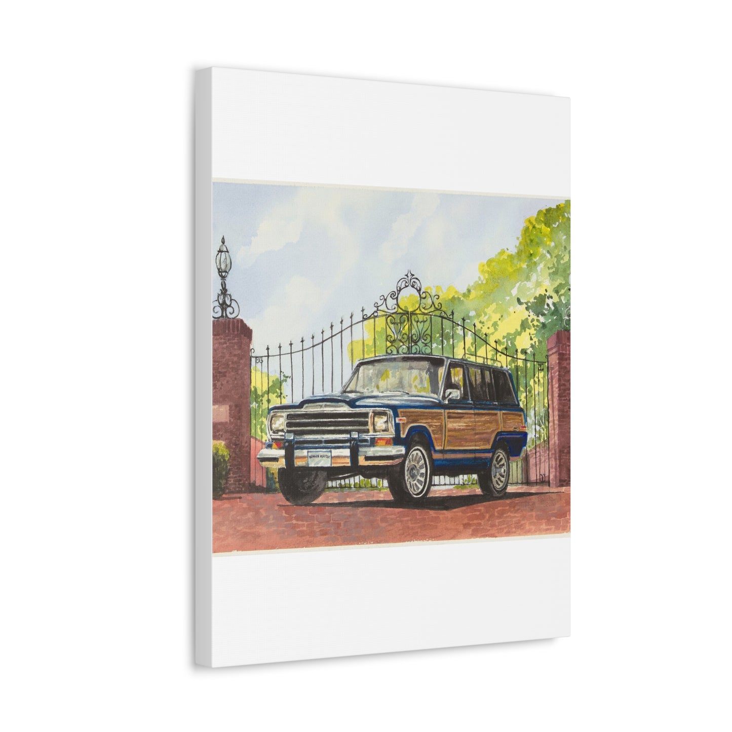 Wagoneer At the Gates Stretched Canvas Art