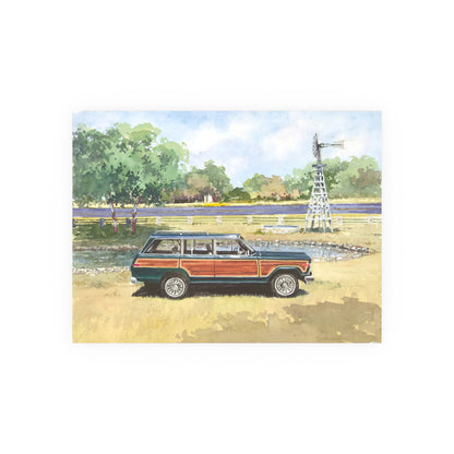 Hunter Green Wagoneer Poster - Multiple Sizes Available