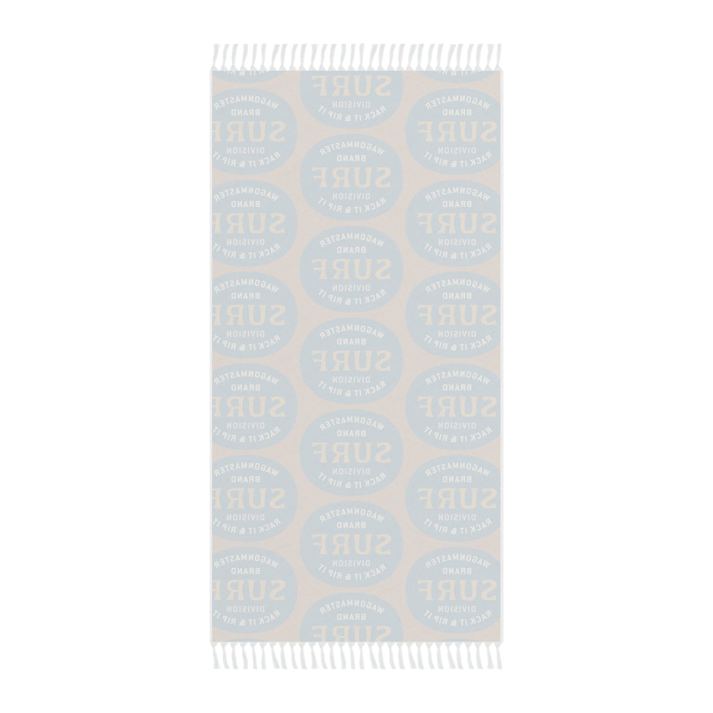 Wagonmaster Retro 'Surf' Logo Turkish Towel
