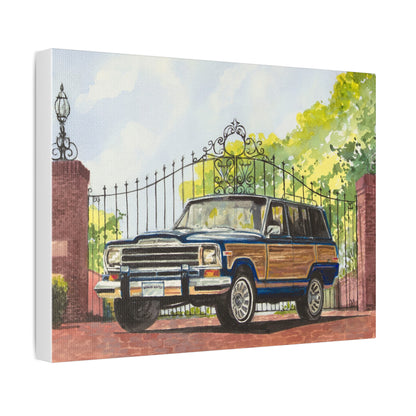 Wagoneer At the Gates Stretched Canvas Art