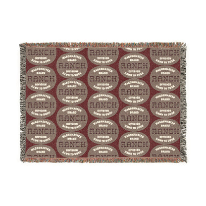 Woven Blanket - Wagonmaster Ranch Logo