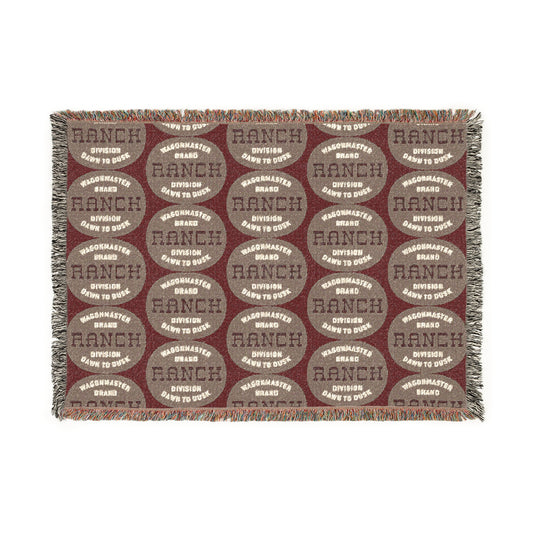 Woven Blanket - Wagonmaster Ranch Logo