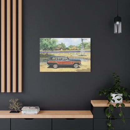 Vintage Car Canvas Art Print