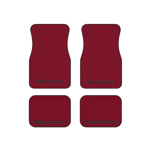 Wagonmaster Custom Fit Floor Mats - Garnet w/ Black Logo