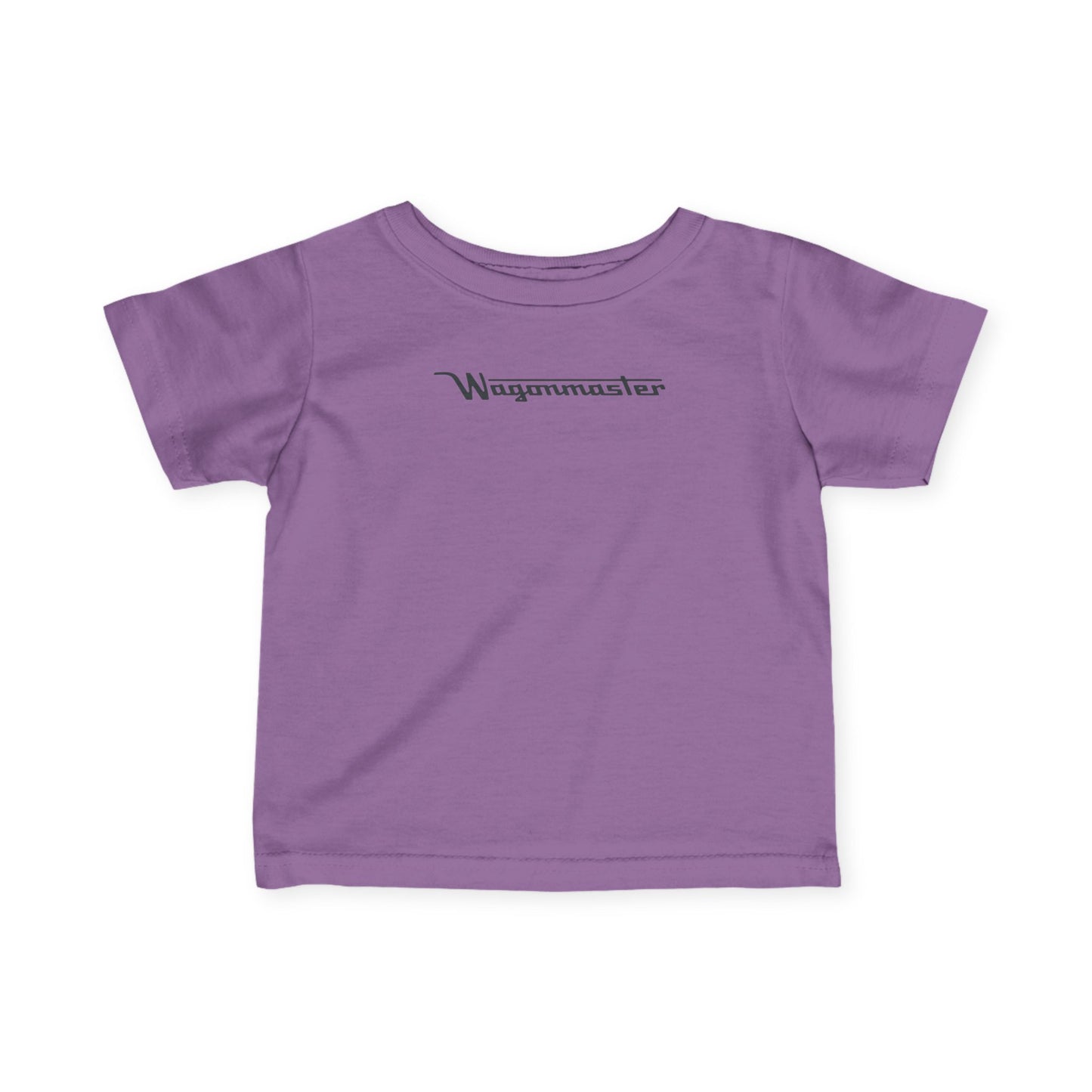 'Wagonmaster' Minimal Logo Baby Shirt - Black Lettering