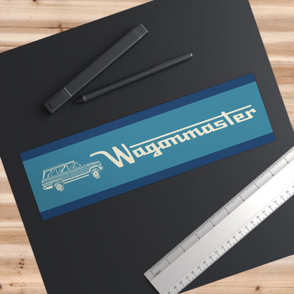 Bumper Sticker — “Wagonmaster” - Blue