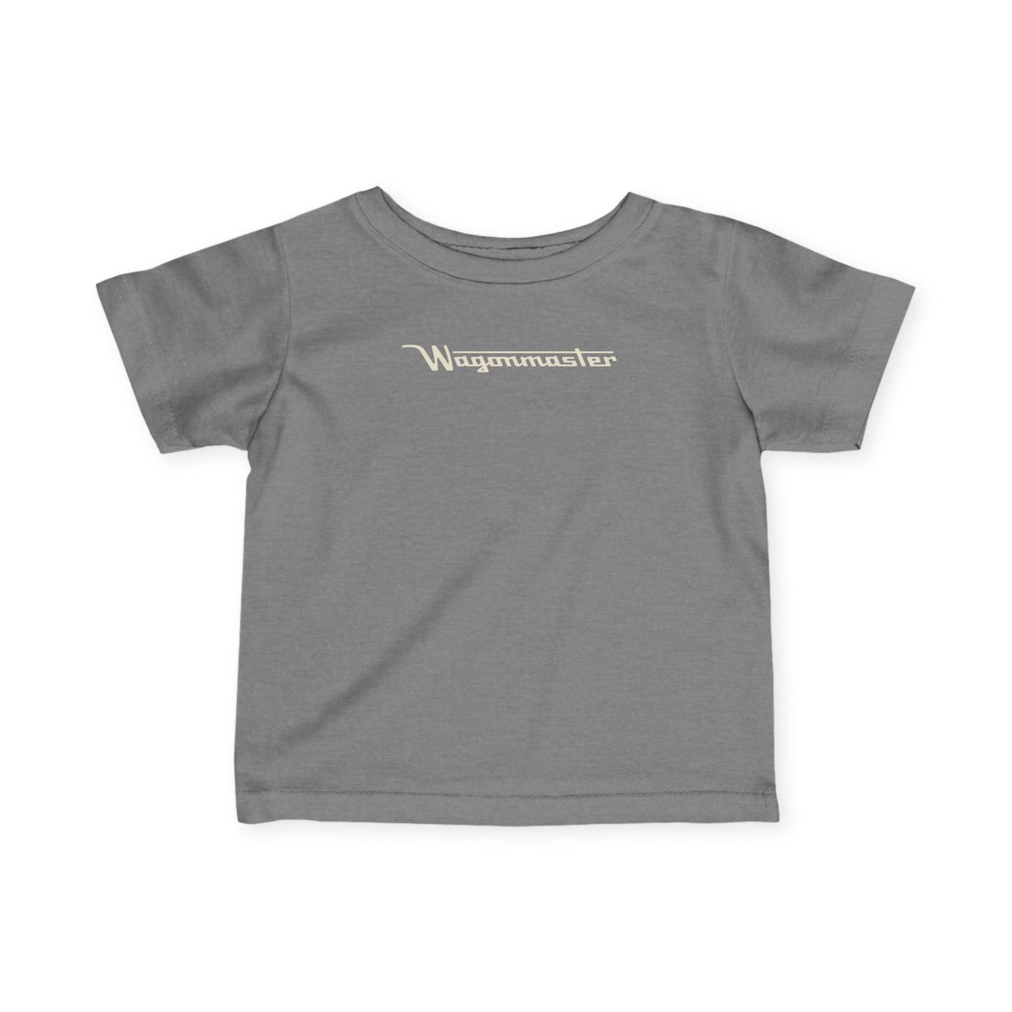 'Wagonmaster' Minimal Logo Baby Shirt - Light Lettering