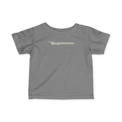 'Wagonmaster' Minimal Logo Baby Shirt - Light Lettering