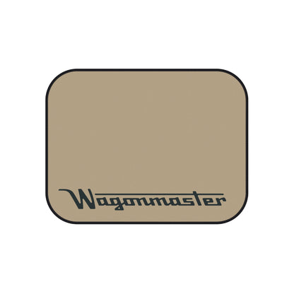 Wagonmaster Custom Fit Floor Mats - Tan with Black Logo