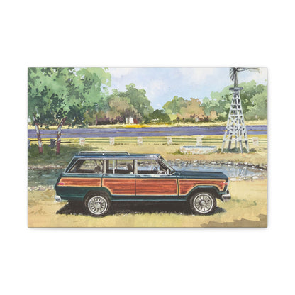 Vintage Car Canvas Art Print