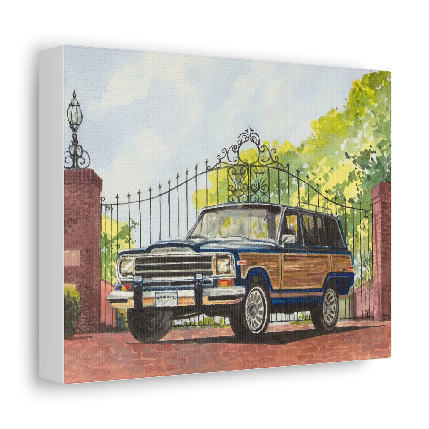 Wagoneer At the Gates Stretched Canvas Art