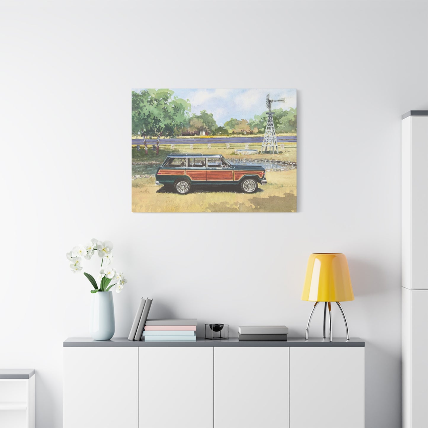 Vintage Car Canvas Art Print