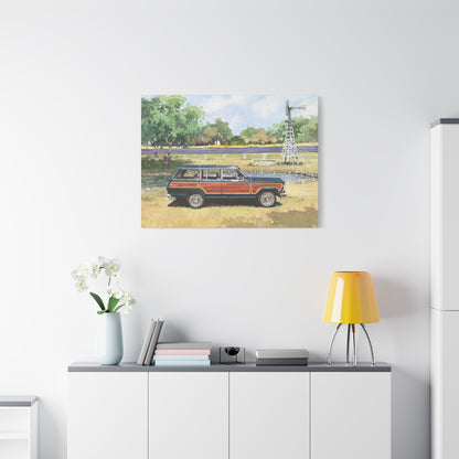 Vintage Car Canvas Art Print