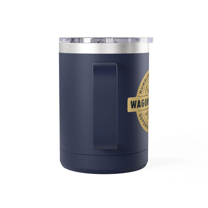 15oz Insulated Coffee Tumbler Mug — "Master" Vintage Seal Design