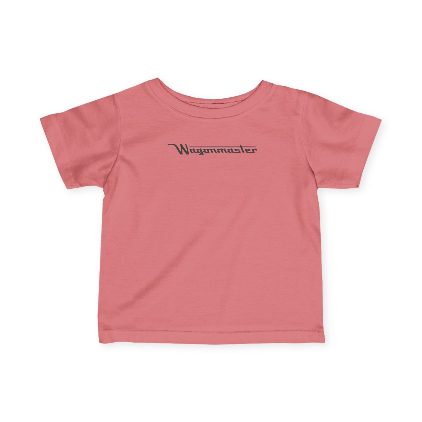 'Wagonmaster' Minimal Logo Baby Shirt - Black Lettering
