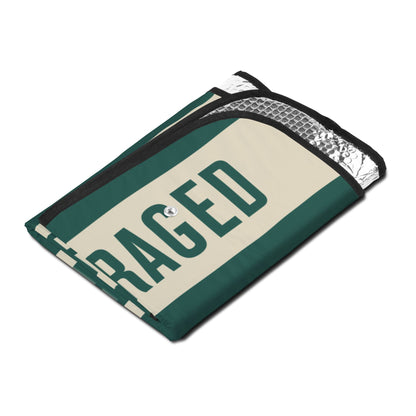 Detours Encouraged Car Sun Shade — Retro Roadtrip Windjammer Design