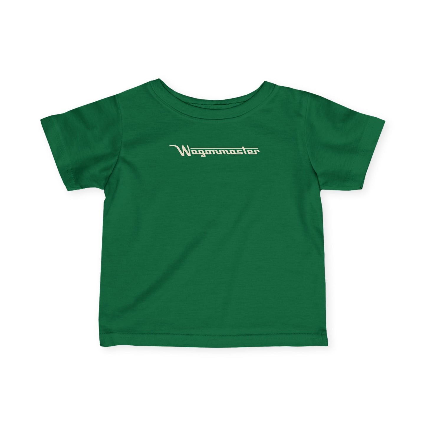 'Wagonmaster' Minimal Logo Baby Shirt - Light Lettering